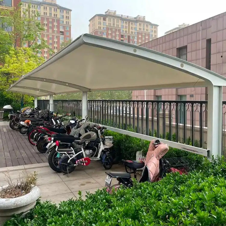 贞丰县膜结构电动车棚